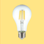 E27 10W(1055Lm) LED Spuldze Filament, A60, V-TAC, IP20, silti balta gaisma 3000K