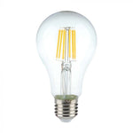 E27 10W(1055Lm) LED Filament Spuldze, V-TAC, A67, IP20, neitrāli balta gaisma 4000K