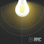 E27 10W(1055Lm) LED Filament Spuldze, V-TAC, A67, IP20, neitrāli balta gaisma 4000K