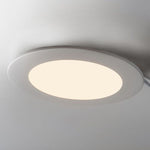 12W(1160Lm) LED Premium Panelis iebūvējams apaļš, V-TAC, silti balta gaisma 2700K, komplektā ar barošanās bloku