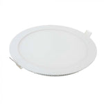 12W(1160Lm) LED Premium paneel süvistatav ümmargune, V-TAC, soe valge valgus 2700K, koos toiteplokiga.