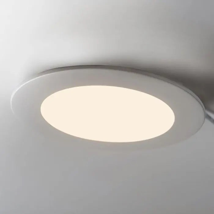 18W(1400Lm) LED Premium Panelis iebūvējams apaļš, V-TAC, auksti balta gaisma 6400K, komplektā ar barošanās bloku
