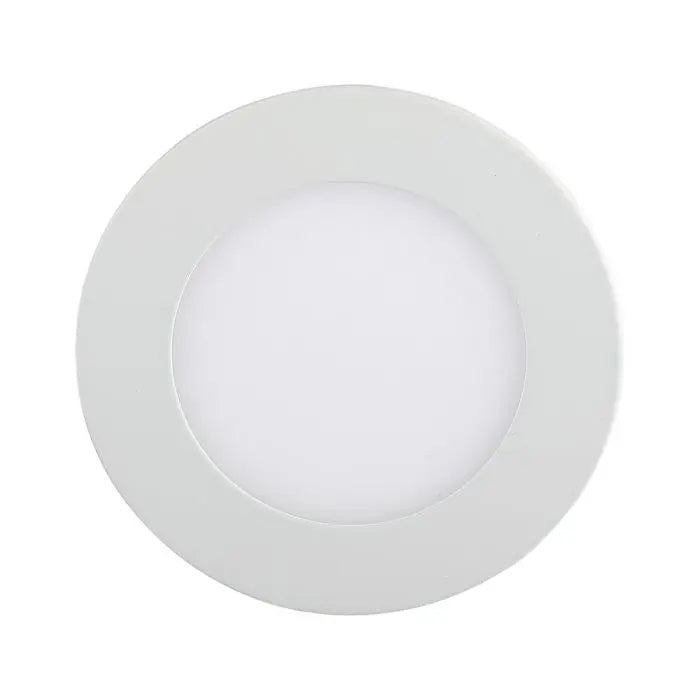 18W(1400Lm) LED Premium Panelis iebūvējams apaļš, V-TAC, auksti balta gaisma 6400K, komplektā ar barošanās bloku