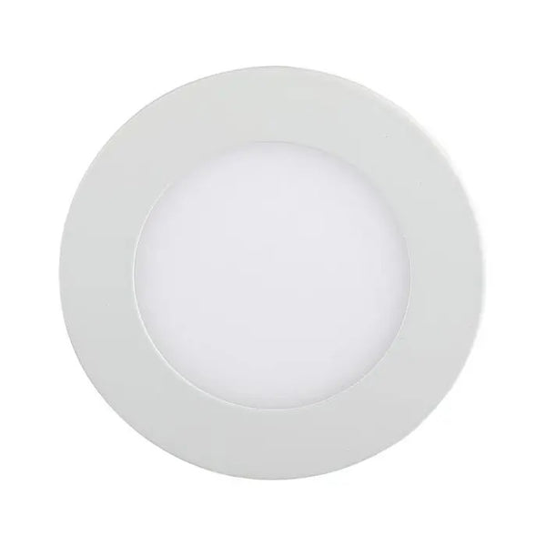 18W(1400Lm) LED Premium Panel built-in round, V-TAC, cold white light 6400K, complete with power supply unit