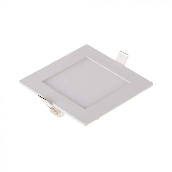 6W(490Lm) LED Premium Panel встраиваемая квадратная, V-TAC, холодный белый 6400K, поставляется с блоком питания