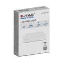 6W(490Lm) LED Premium Panel built-in square, V-TAC, cold white light 6400K, complete with power supply unit