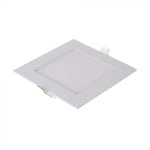 12W(1160Lm) LED Premium Panel built-in square, V-TAC, IP20, warm white light 2700K, complete with power supply unit