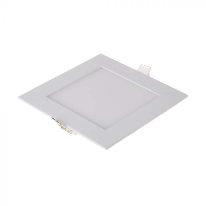 12W (1160Lm) LED Premium paneel süvistatav ruut, V-TAC, soe valge valgus 6400K, koos toiteplokiga.