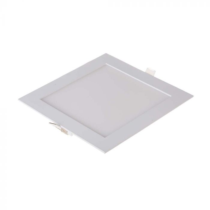 18W(1400Lm) LED Premium Panel built-in square, V-TAC, warm white light 2700K, complete with power supply unit