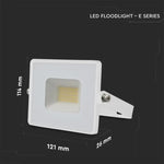 20W(1620Lm) LED-strålkastare, V-TAC, IP65, vit, kallvit 6500K