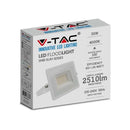 30W(2510Lm) LED Spotlight, V-TAC, IP65, white, neutral white light 4000K