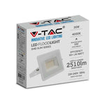 30W(2510Lm) LED-strålkastare, V-TAC, IP65, vitt, neutralvitt ljus 4000K
