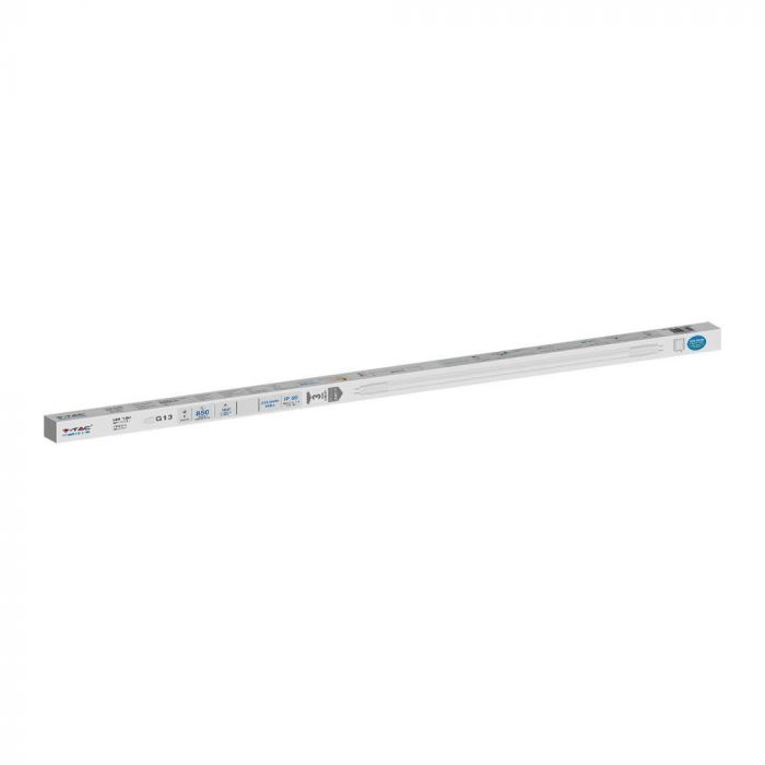 T8 9W(850Lm) 60 cm LED V-TAC spuldze, rotējoša, garantija 3 gadi, G13, IP20, neitrāli balta gaisma 4000K