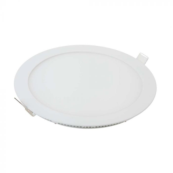 30W(3155Lm) LED Premium Panel built-in round, V-TAC, cold white light 6400K, complete with power supply unit