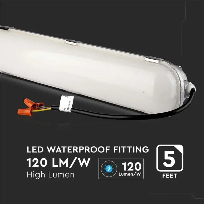 70W(8400Lm) LED 150cm Linear light, V-TAC SAMSUNG, warranty 5 years, IP65, cold white light 6500K