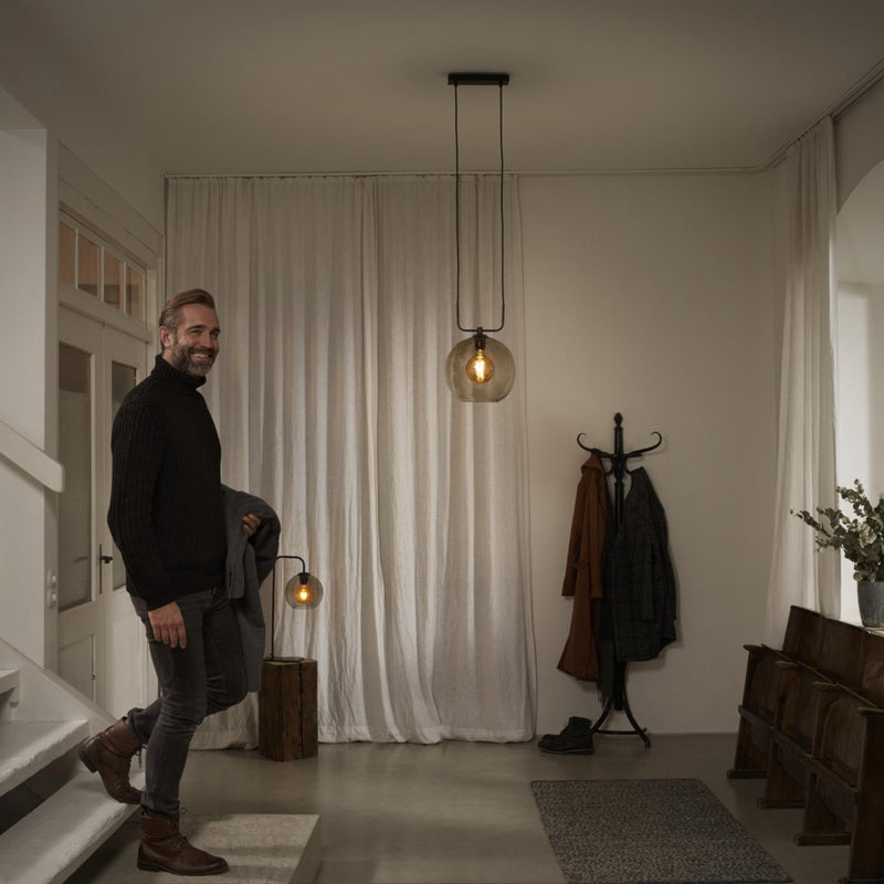 LEDVANCE VINTAGE 1906 Iekarams spuldžu ietvars, dūmu pelēks, IP20, stikla