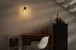 LEDVANCE VINTAGE 1906 ceiling light, smoke gray, IP20, glass, 1x 230x120x220