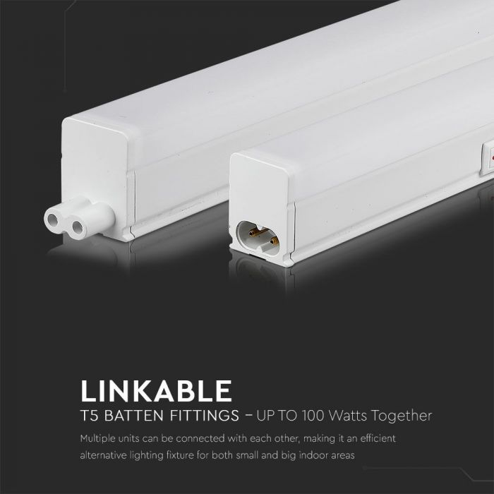 Светодиодная лампа 7W(700Lm) T5 60 см, V-TAC SAMSUNG, IP20, нейтральный белый свет 4000K