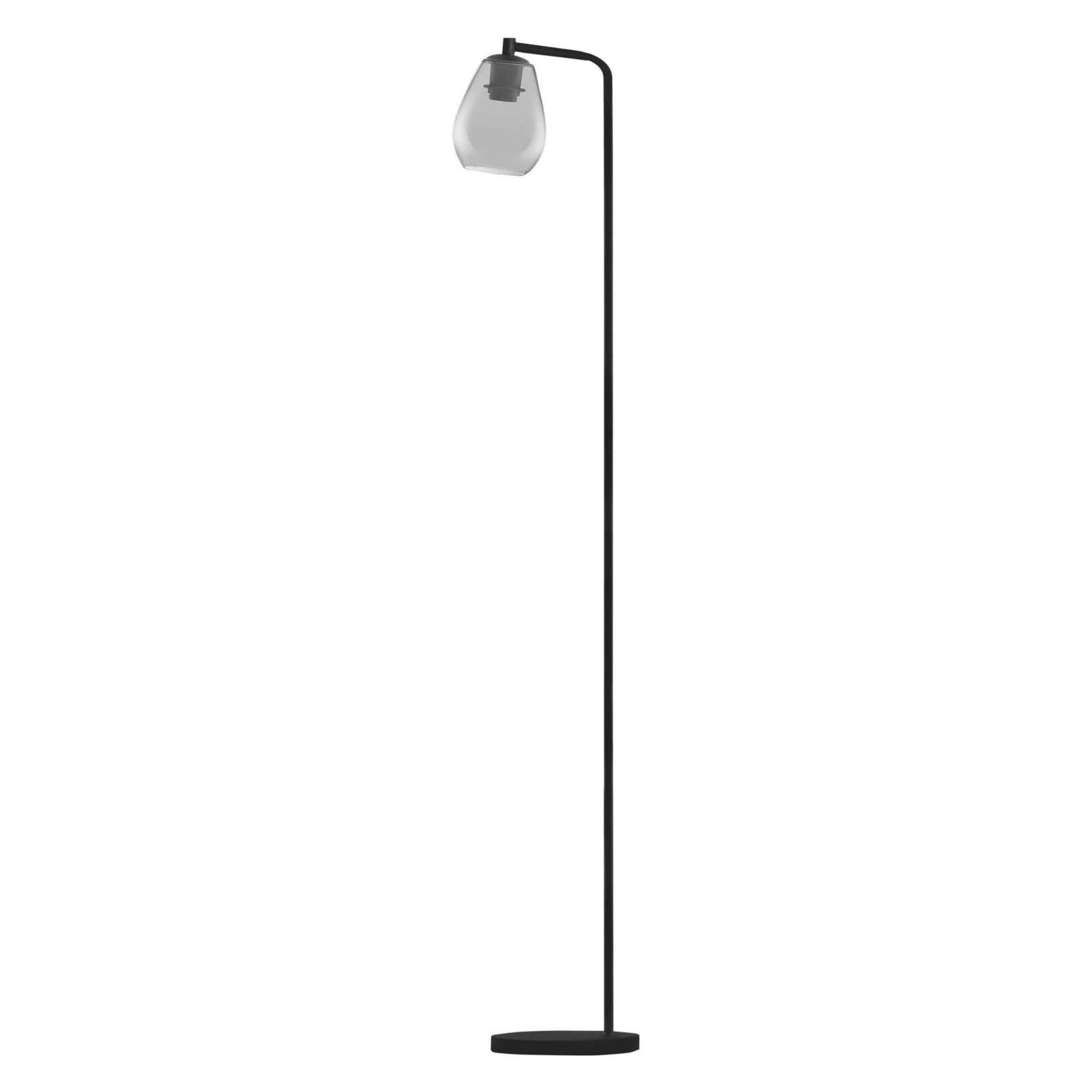 LEDVANCE VINTAGE 1906 golvlampa, E27, IP20, rökgrå, glas