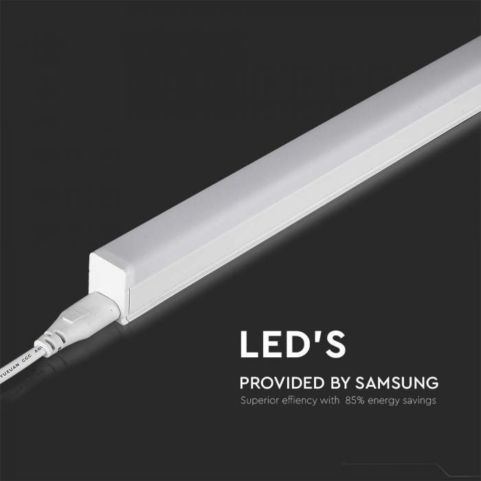 T5 16W(1600Lm) 120cm LED V-TAC SAMSUNG bulb, warranty 5 years, IP20, neutral white light 4000K