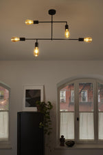 LEDVANCE VINTAGE 1906 laevalgusti, must, IP20, metallist