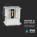 SUPERACTION_5W(700Lm) LED BRIDGELUX wall luminaire, V-TAC, IP65, white, square, neutral white 4000K