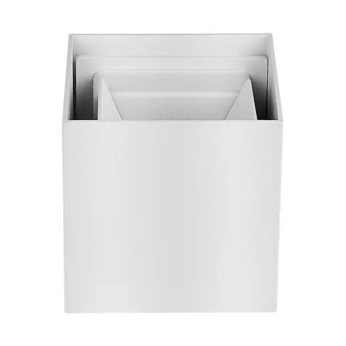 SUPERACTION_5W(700Lm) LED BRIDGELUX wall luminaire, V-TAC, IP65, white, square, neutral white 4000K