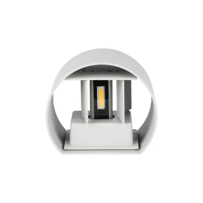 5W(700Lm) LED COB fasādes gaismeklis, V-TAC, IP65, balts, silti balta gaisma 3000K