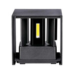 SUPERAKCIJA_5W(700Lm) BRIDGELUX LED Fasādes gaismeklis, melns, IP65, kvadrāta, neitrāli balta gaisma 4000K