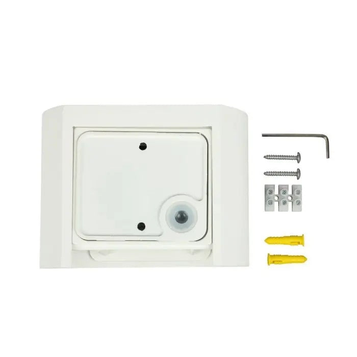 5W(700Lm) LED BRIDGELUX fassaadivalgusti, V-TAC, IP65, ümmargune, valge, neutraalne valge 4000K