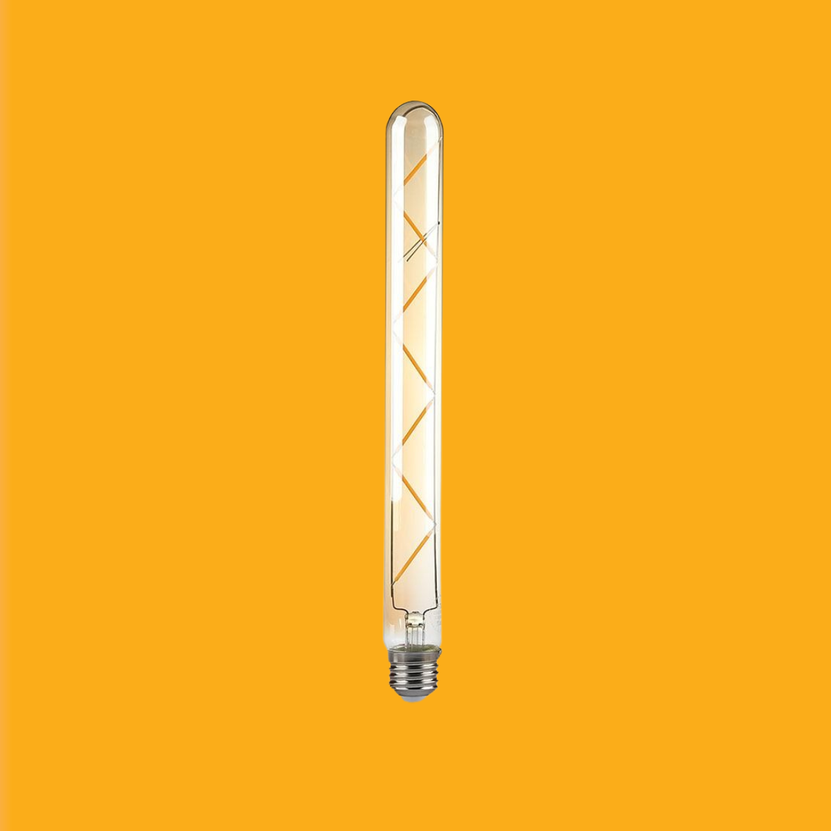 E27 7W(700Lm) LED-lampa Filament AMBER, T30, V-TAC, varmvitt ljus 2200K