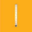 E27 7W(700Lm) LED-lambi hõõgniit AMBER, T30, V-TAC, soe valge valgus 2200K