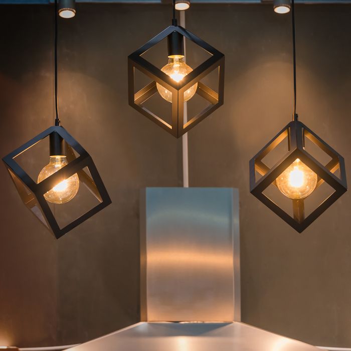 E27 4,8W (300Lm) LED-lampa Filament AMBER, V-TAC, G95, varmvitt ljus 1800K
