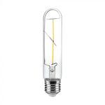2W(200Lm) LED-lampa Filament, V-TAC, IP20, T30, varmvitt ljus 3000K