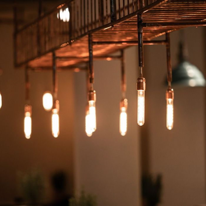 2W(200Lm) LED-lampa Filament, V-TAC, IP20, T30, varmvitt ljus 3000K