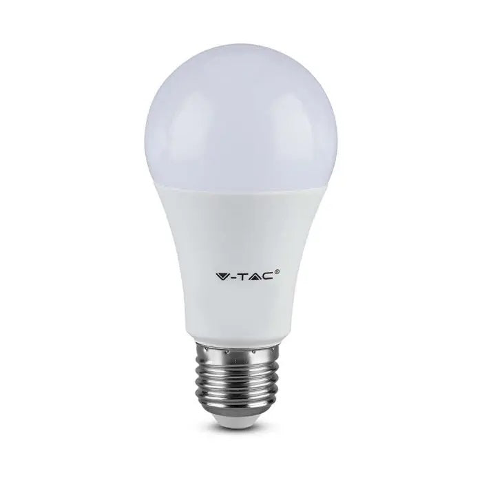 E27 8.5W(806Lm) LED spuldze, V-TAC, A60, IP20, silti balta gaisma 3000K