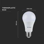 E27 8,5W(806Lm) LED-lampa, V-TAC, A60, IP20, neutralvit 4000K