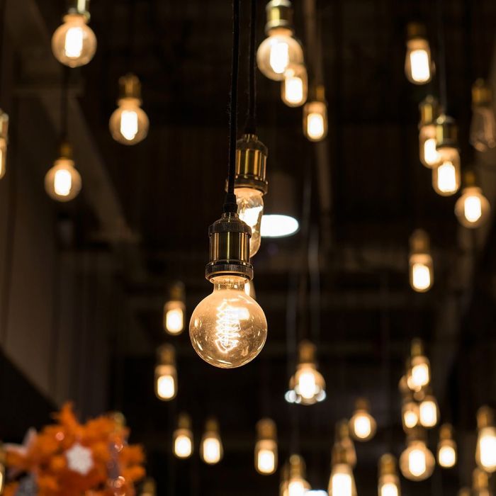 E27 6W(400Lm) LED Bulb Filament Retro, G125, V-TAC, warm white light 1800K