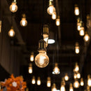 E27 6W(400Lm) LED Bulb Filament Retro, G125, V-TAC, warm white light 1800K