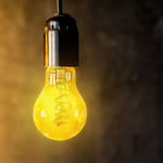 E27 4W(300Lm) LED-lampa Filament spiral, V-TAC, A60, IP20, varmvitt ljus 3000K