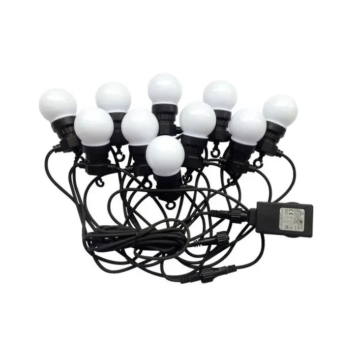 5m 0.5W/spuldze(480Lm) 10 LED virtene, V-TAC, IP44, 270°, silti balta gaisma 3000K