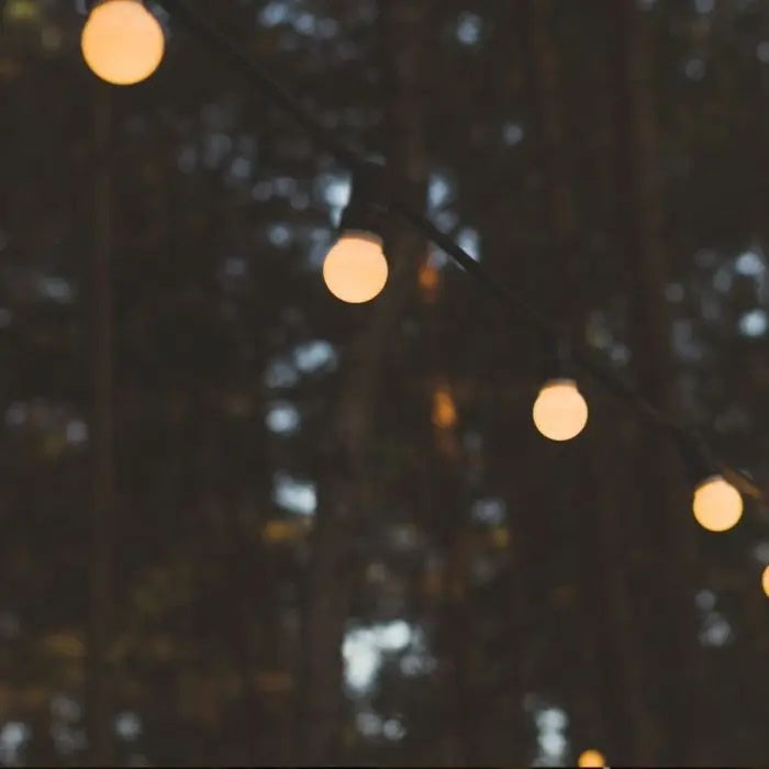 5m 0.5W/лампа (480Lm) 10 LED string, V-TAC, IP44, 270°, теплый белый свет 3000K