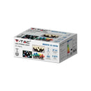 5m 0.5W/лампа (480Lm) 10 LED string, V-TAC, IP44, 270°, теплый белый свет 3000K