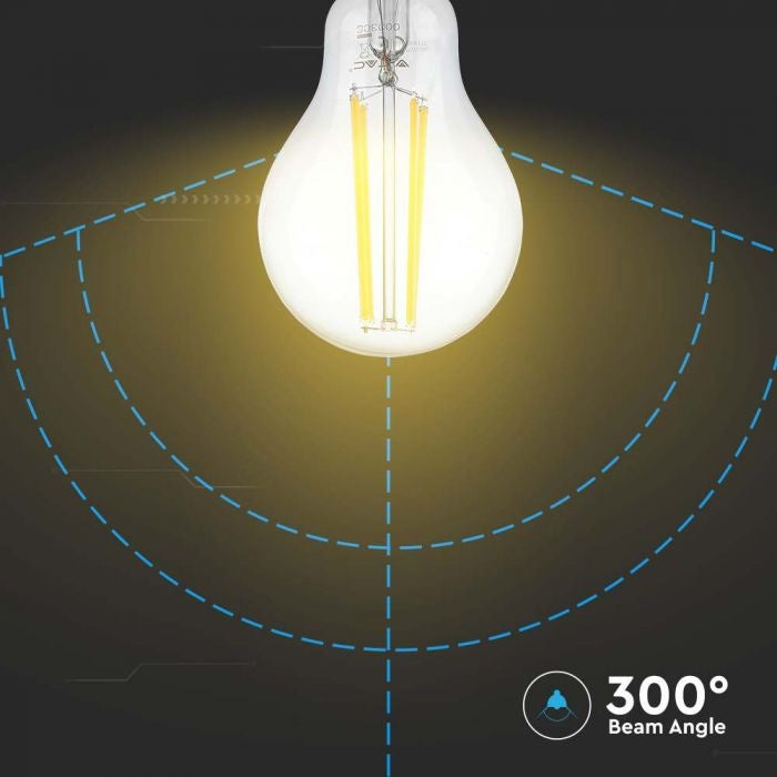 E27 12W(1521Lm) LED-lampa, A60, V-TAC, IP20, varmvitt ljus 3000K