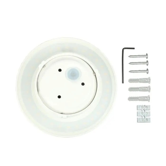 5W(710Lm) LED BRIDGELUX Facade luminaire, V-TAC, IP65, white, round, warm white light 3000K