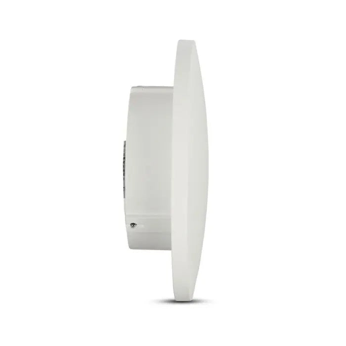 8W(1280Lm) LED BRIDGELUX Facade light, V-TAC, IP65, round, white, neutral white light 4000K