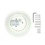 8W(1280Lm) LED BRIDGELUX fassaadivalgusti, V-TAC, IP65, ümmargune, valge, neutraalne valge 4000K