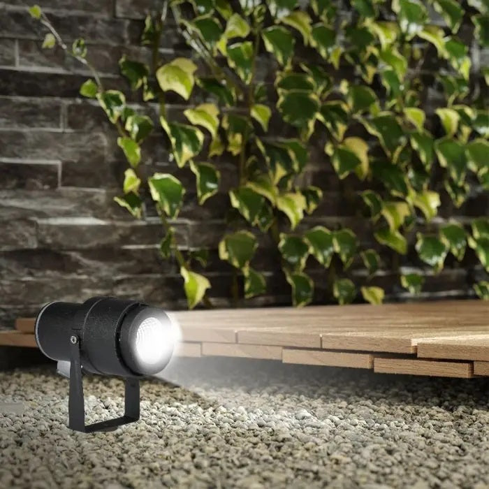 12W(875Lm) V-TAC LED COB põrandaalune aiavalgusti, IP65, must, neutraalne valge 4000K