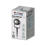 12W(875Lm) V-TAC LED COB põrandaalune aiavalgusti, IP65, must, neutraalne valge 4000K