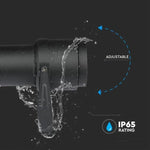 12W(875Lm) V-TAC LED COB põrandaalune aiavalgusti, IP65, must, neutraalne valge 4000K
